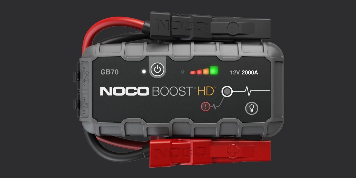 Noco Boost HD GB70 12V 2000 Amper Lityum Akü Takviye + Powerbank + Led Lamba