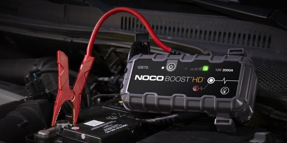Noco Boost HD GB70 12V 2000 Amper Lityum Akü Takviye + Powerbank + Led Lamba