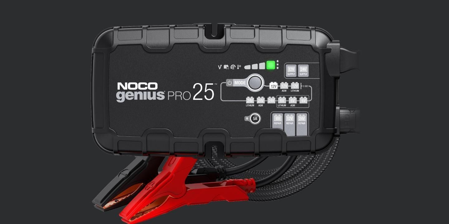 Noco Genius GENIUSPRO25 6-12-24V 25 Amper Lityum Akü Sarj ve Bakim