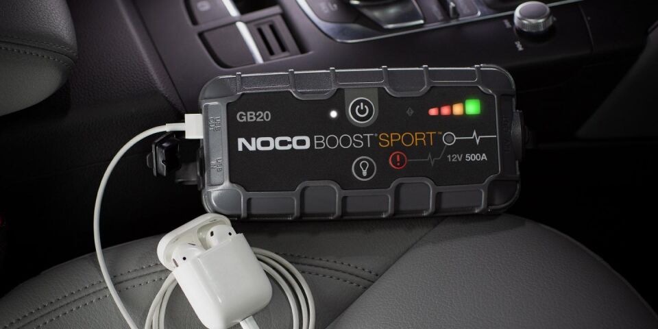 Noco Boost Sport GB20 12V 500 Amper Lityum Akü Takviye + Powerbank + Led Lamba