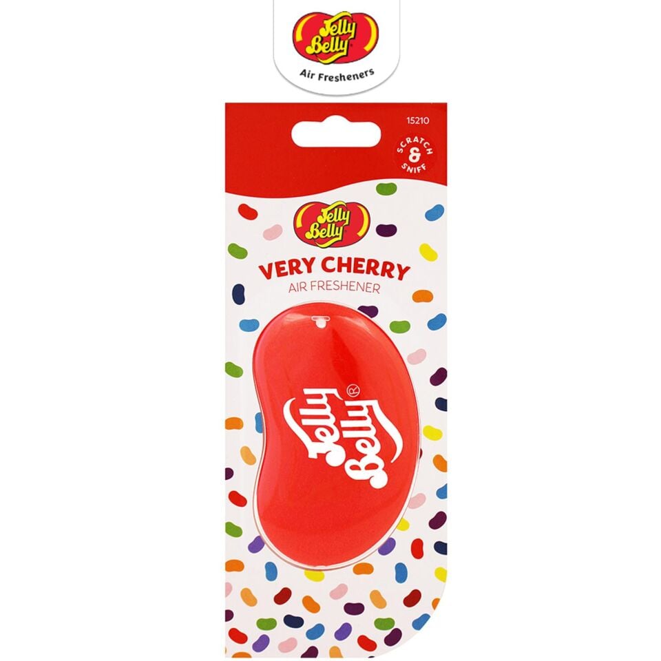 Jelly Belly 3D Hanging  Asma Koku VeryCherry 18gr.  Muz, Vanilya, Kiraz Aromali