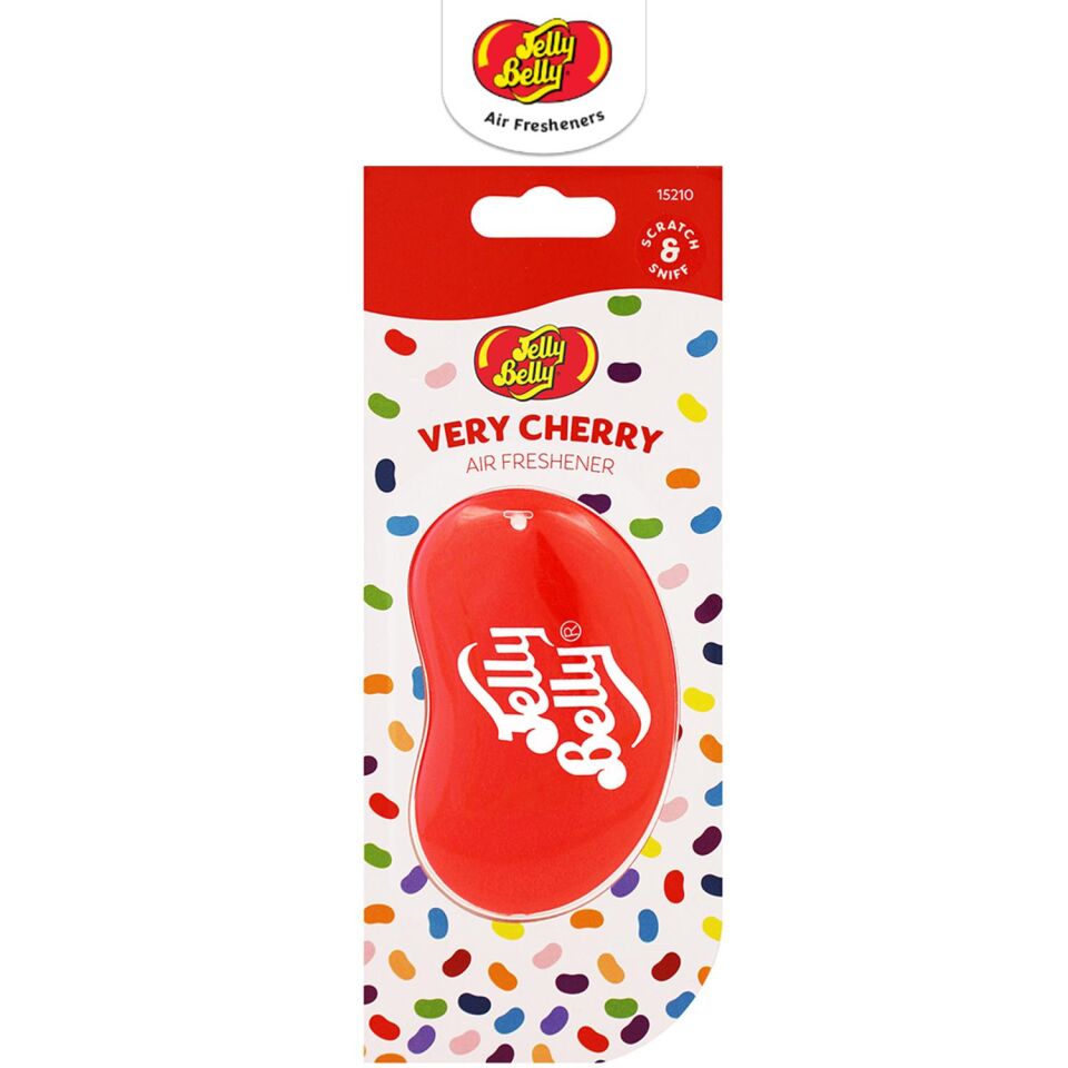 Jelly Belly 3D Hanging  Asma Koku VeryCherry 18gr.  Muz, Vanilya, Kiraz Aromali