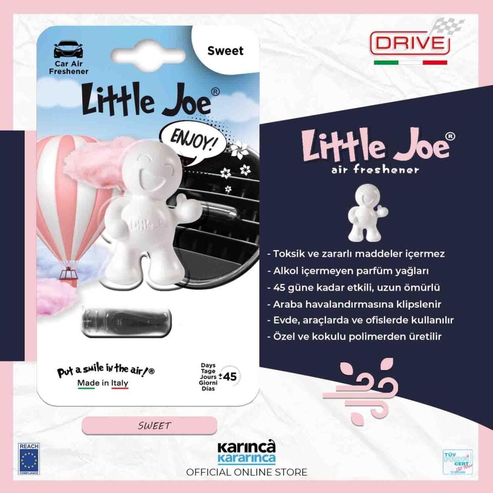 Little Joe Thums Up Sweet Kalorifere Geçme Oto Kokusu Hoş