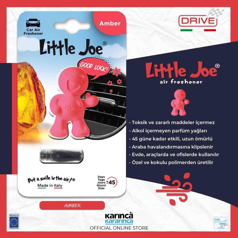 Little Joe Thums Up Amber Kalorifere Geçme Oto Kokusu Kehribar