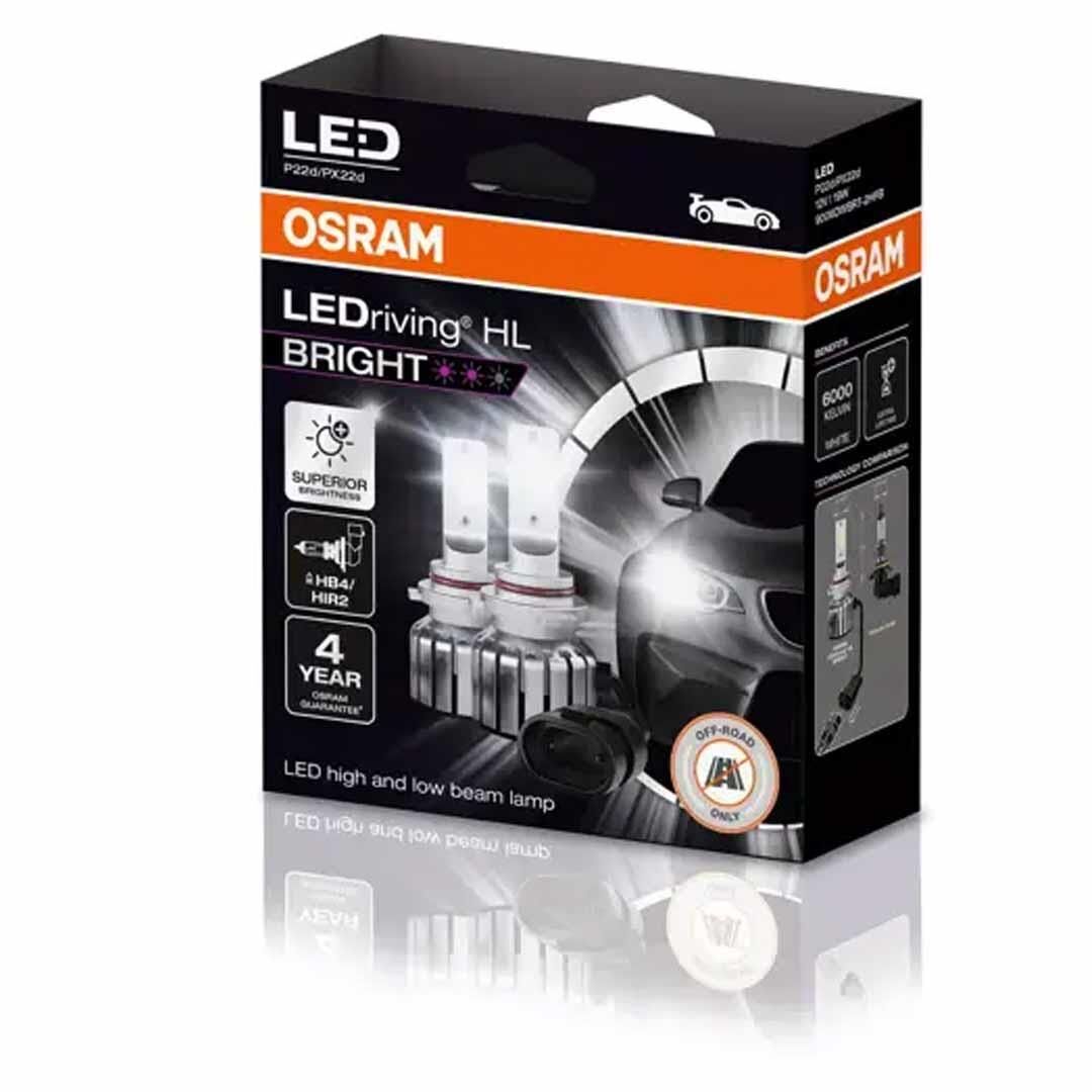 Osram Far Ampulü Led HB4/HIR2 12V 19W Bright Model 9006DWBRT-2HFB