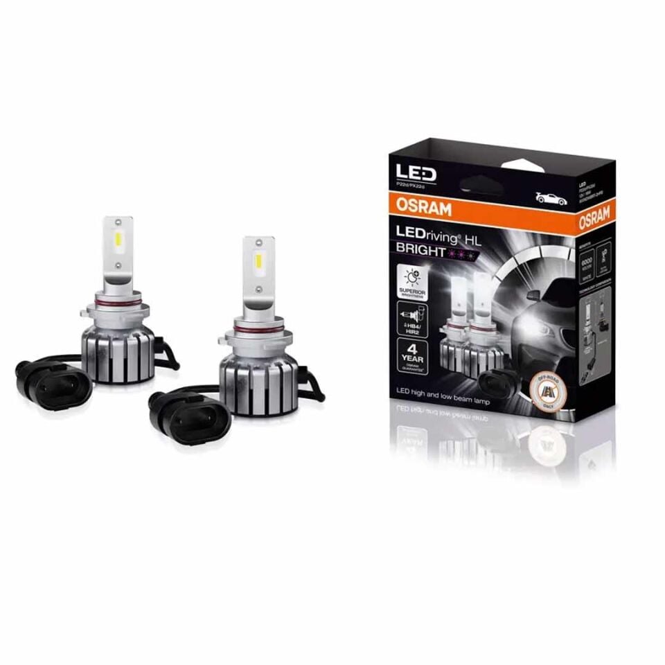 Osram Far Ampulü Led HB4/HIR2 12V 19W Bright Model 9006DWBRT-2HFB