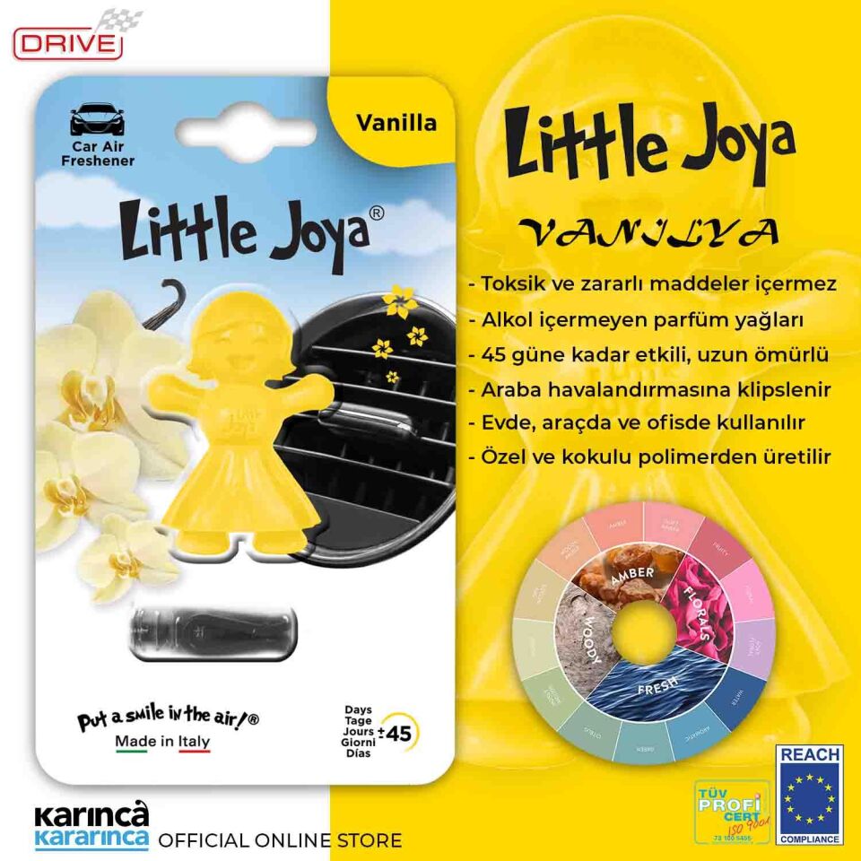 Little Joya Vanilla Kalorifere Geçme Oto Kokusu Vanilya