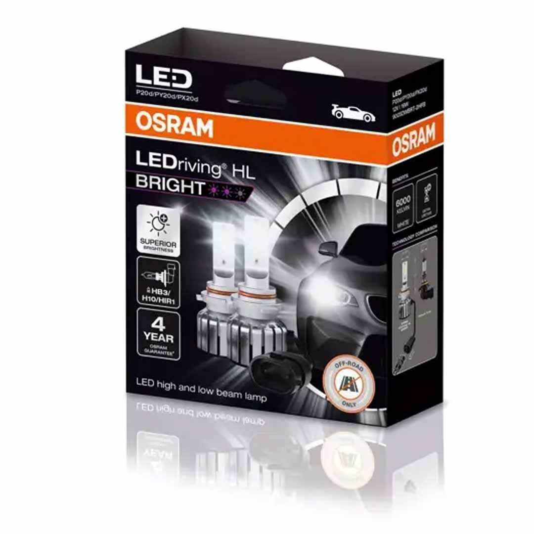 Osram Far Ampulü Led HB3/H10/HIR1 12V 19W Bright Model 9005DWBRT-2HFB