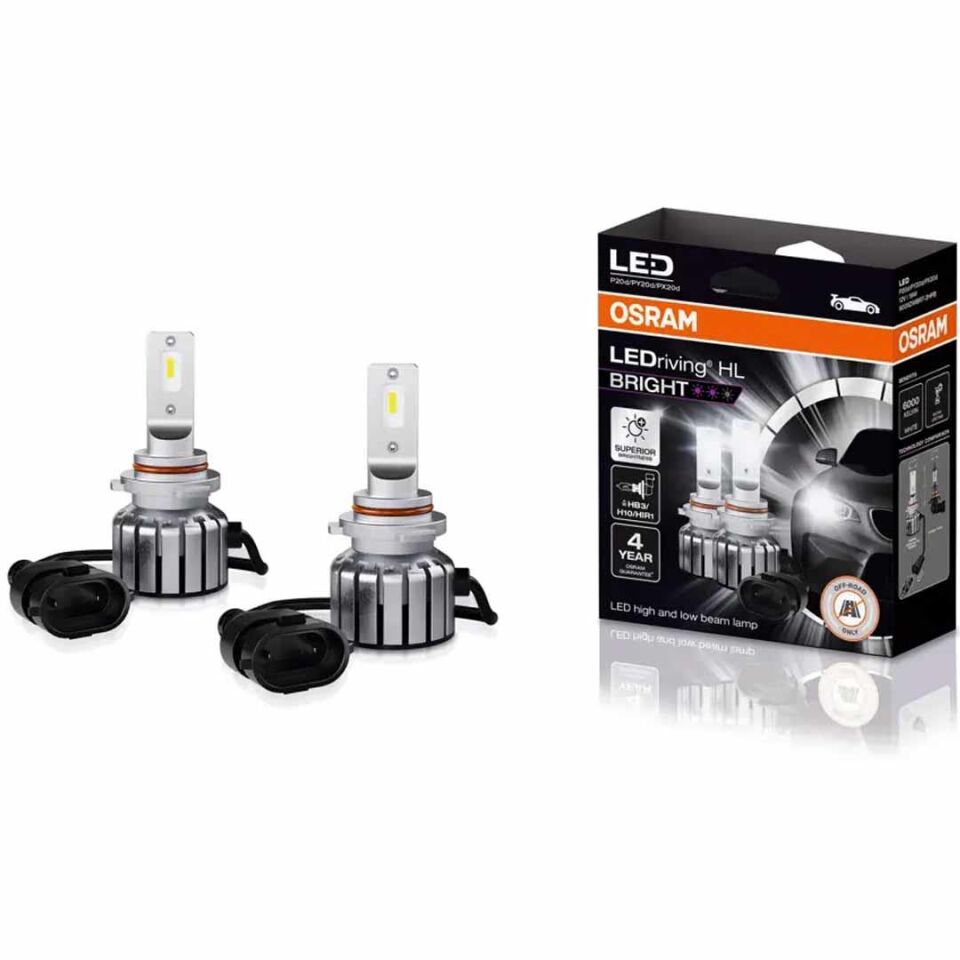 Osram Far Ampulü Led HB3/H10/HIR1 12V 19W Bright Model 9005DWBRT-2HFB