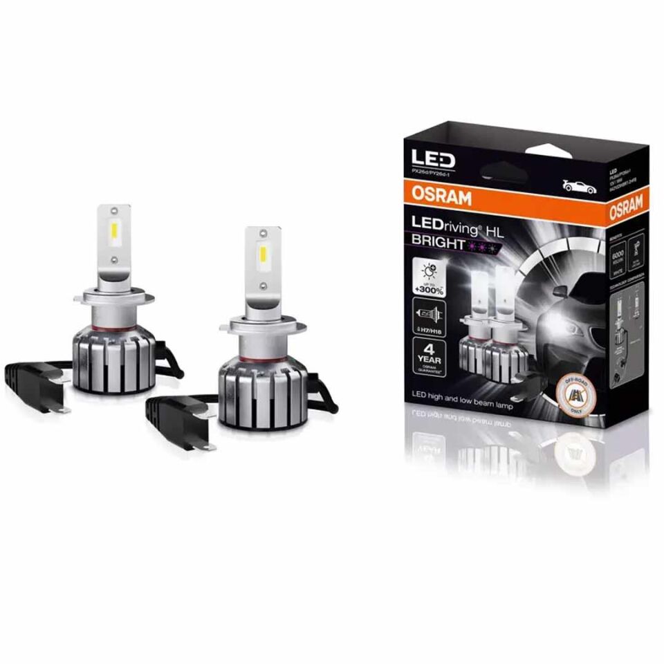 Osram Far Ampulü Led H7/H18 12V 19W Bright Model 64210DWBRT-2HFB