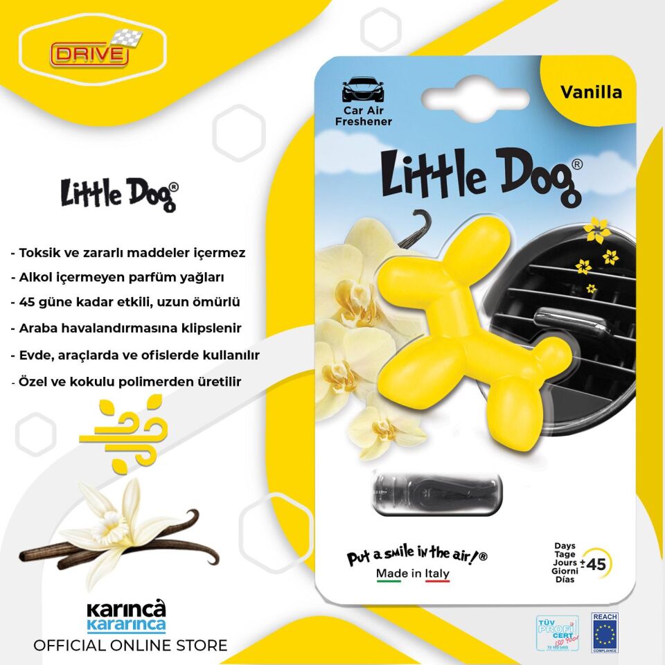 Little Dog Araba Kokusu Vanilla (Vanilya)