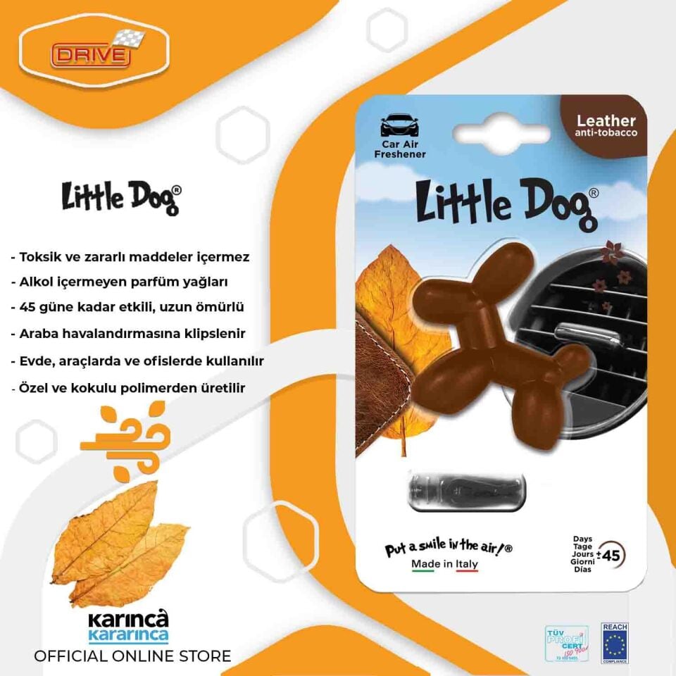 Little Dog Araba Kokusu Leather Anti Tobaco (Sigara Önleyici Deri)