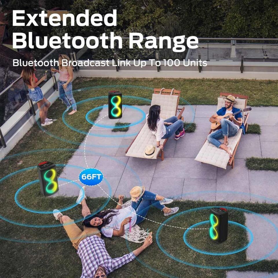 Monster Cycle Plus 2 Mikrofonlu Bluetooth Hoparlör 120W