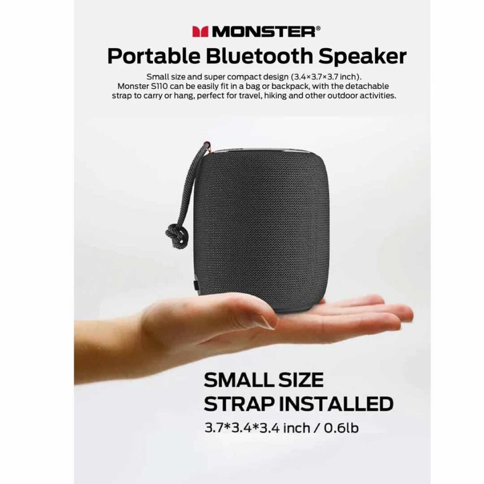 Monster Superstar S110 Tasinabilir Kablosuz Hoparlör 10W
