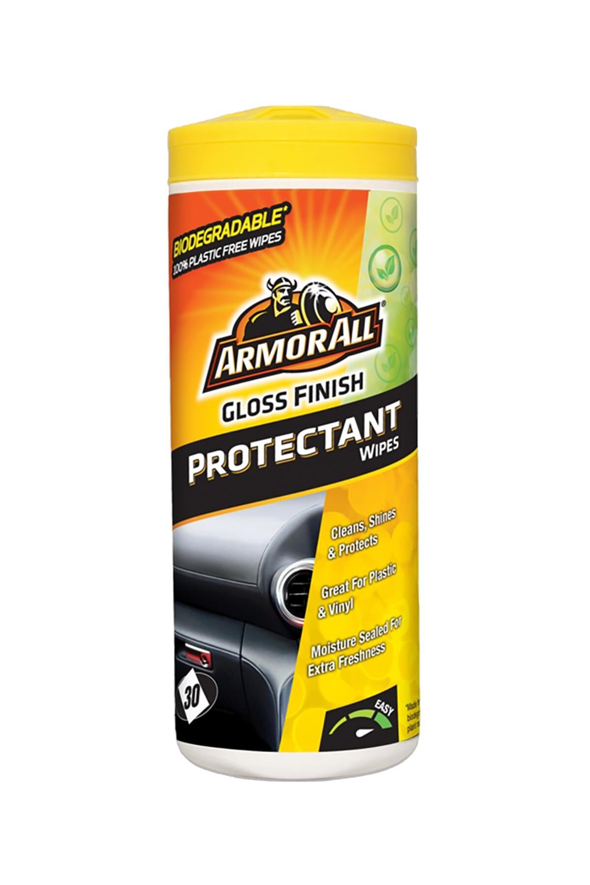 Armor All Torpido Temizlik & Bakim Mendili Parlak 30ad.