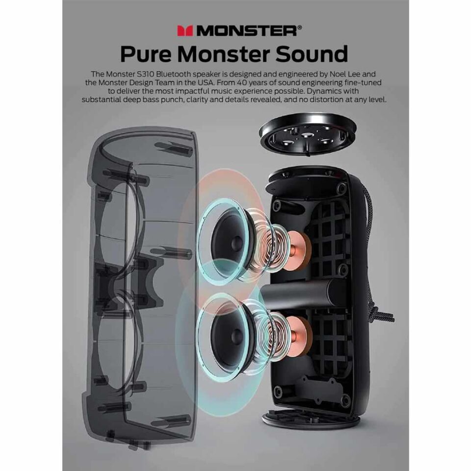 Monster Superstar S310 Tasinabilir Kablosuz Hoparlör 30W