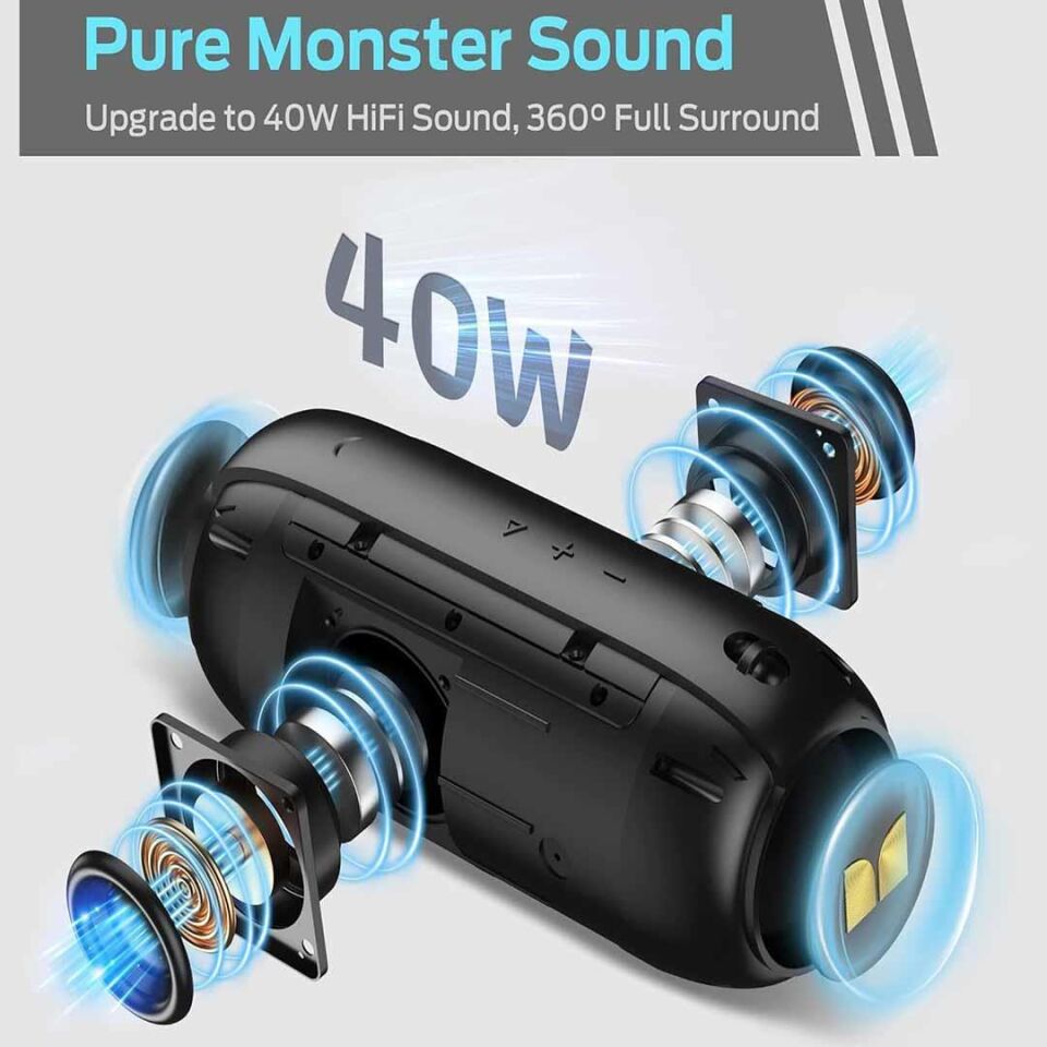 Monster Superstar S320 Tasinabilir Kablosuz Bluetooth Hoparlör 40W