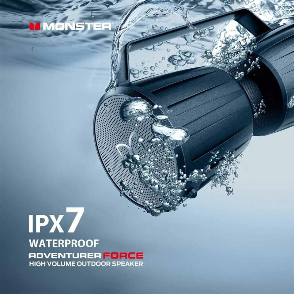 Monster Adventurer Force IPX7 Su Geçirmez Bluetooth Hoparlör 80W