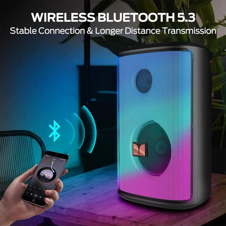 Monster Sparkle Bluetooth Tasinabilir Kablosuz Hoparlörler 80W