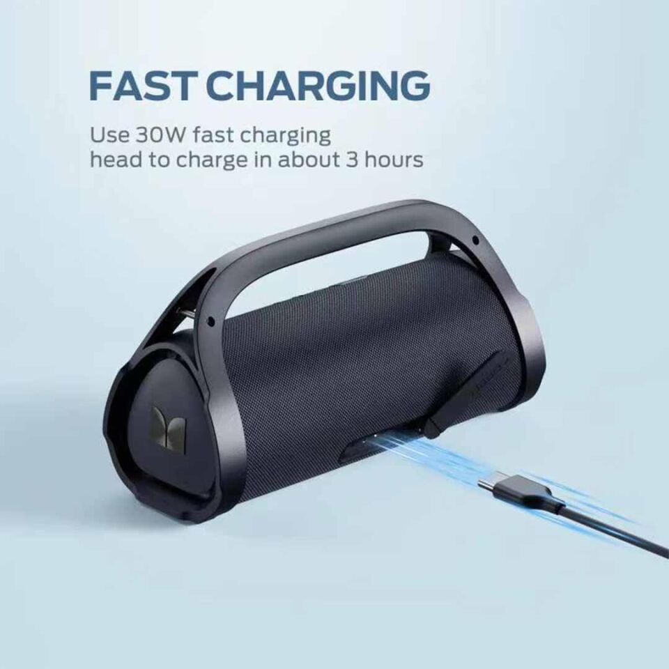 Monster Adventurer Max Boombox Çift Subwoofer'li IPX7 Su Geçirmez Bluetooth Hoparlör 60W