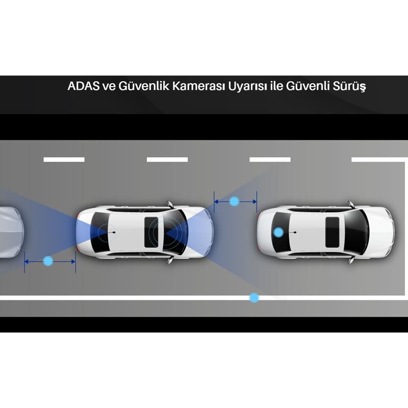 Vueroid Araç Kamerasi 2K Sony Starvis Görüntü Sensörü GPS D20