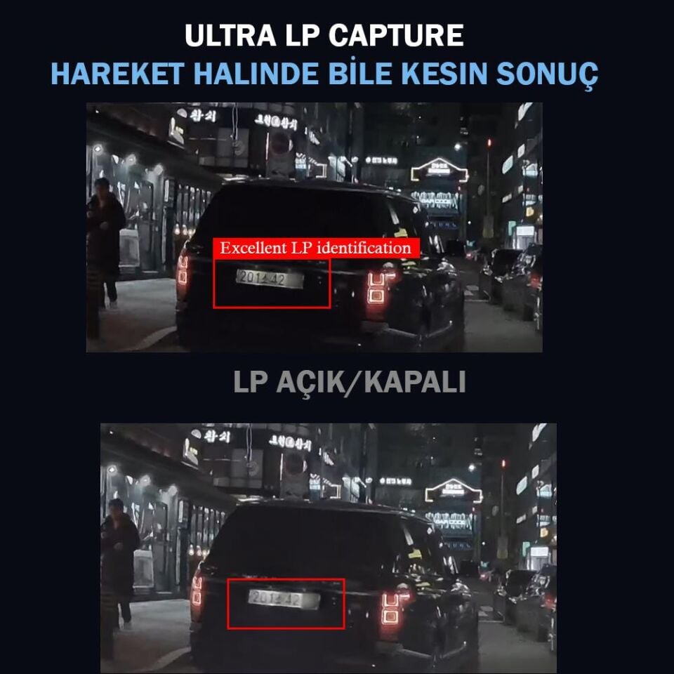 Vueroid Araç Kamerasi 4K Sony Starvis 2 Görüntü Sensörü GPS D21