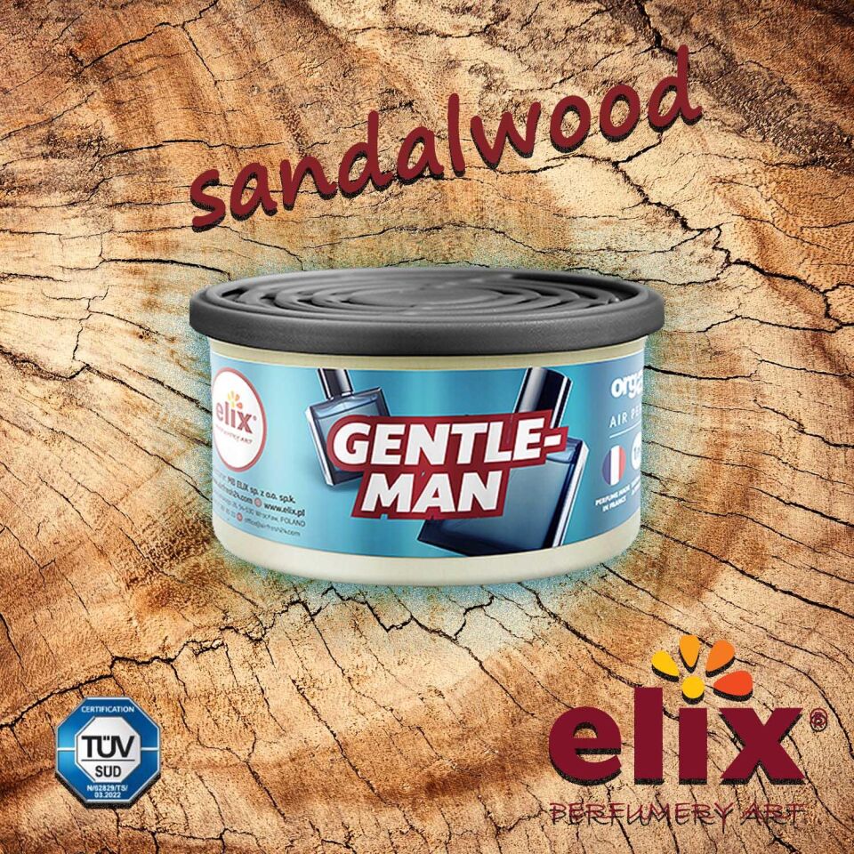 ELIX Organik Metal Kutuda Dogal Liflere Emdirilmis Özel Aromali Koku - Gentleman