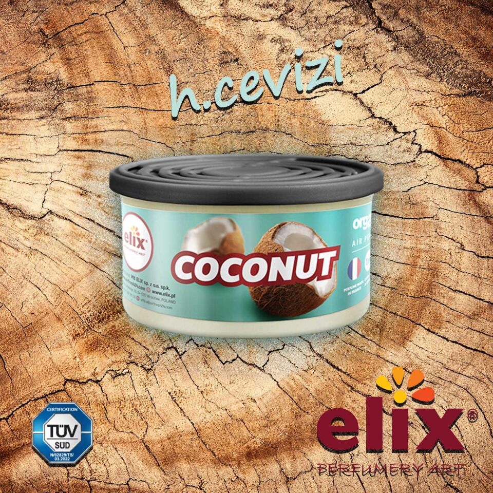 ELIX Organik Metal Kutuda Dogal Liflere Emdirilmis Özel Aromali Koku - H.Cevizi