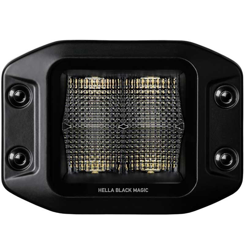 Hella Black Magic Cube 12/24V Led Far Yardimci Spot Takim Kit 1FA358176-831