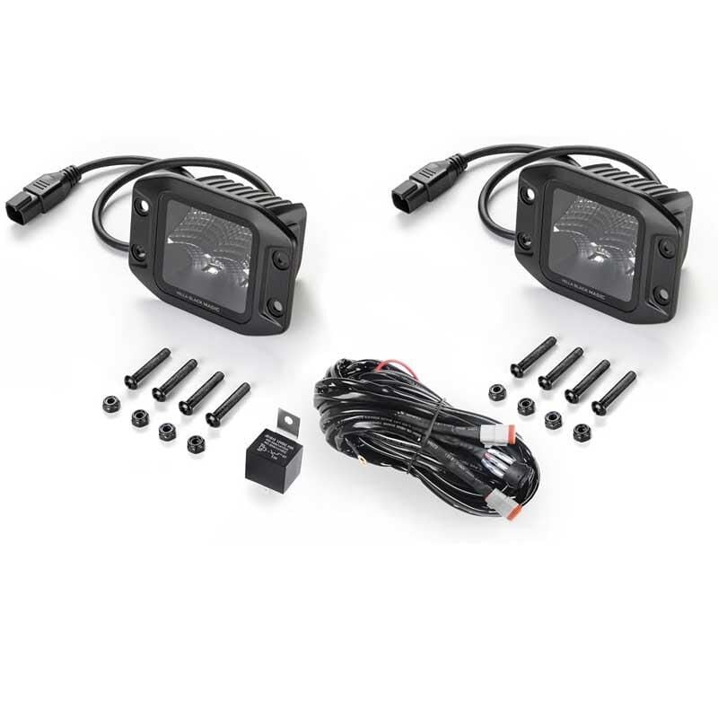 Hella Black Magic Cube 12/24V Led Far Yardimci Spot Takim Kit 1FA358176-831