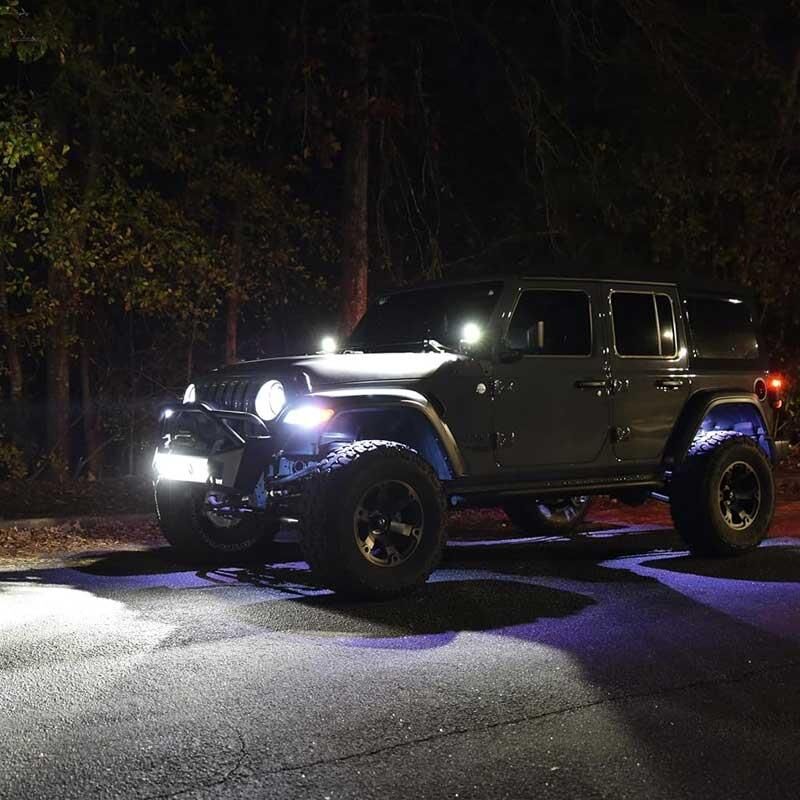 Hella Black Magic Cube 12/24V Led Far Yardimci Spot Takim Kit 1FA358176-831