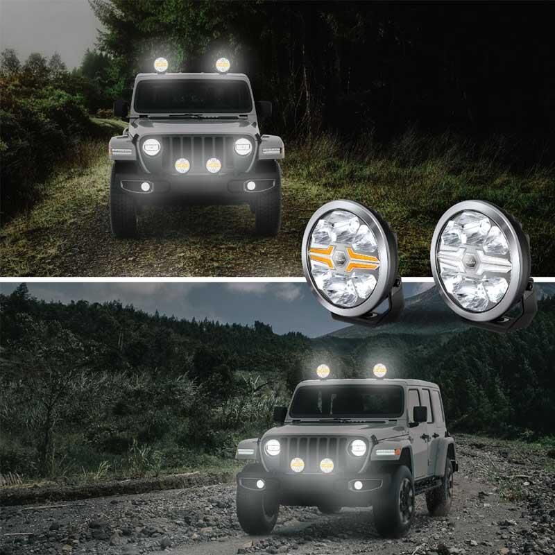 Hella Off-Road Valuefit Blade Led Uzun Far Krom 22W 7'' Beyaz-Amber Isik 1FJ357198-021