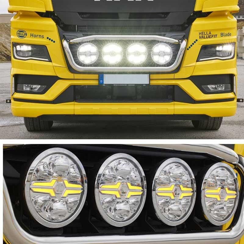 Hella Off-Road Valuefit Blade Led Uzun Far Krom 22W 7'' Beyaz-Amber Isik 1FJ357198-021