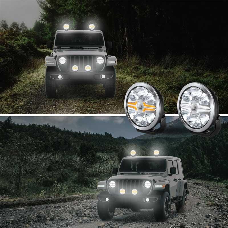 Hella Off-Road Valuefit Blade Led Uzun Far Krom 36W 7'' Beyaz-Amber Isik 1FJ357198-031