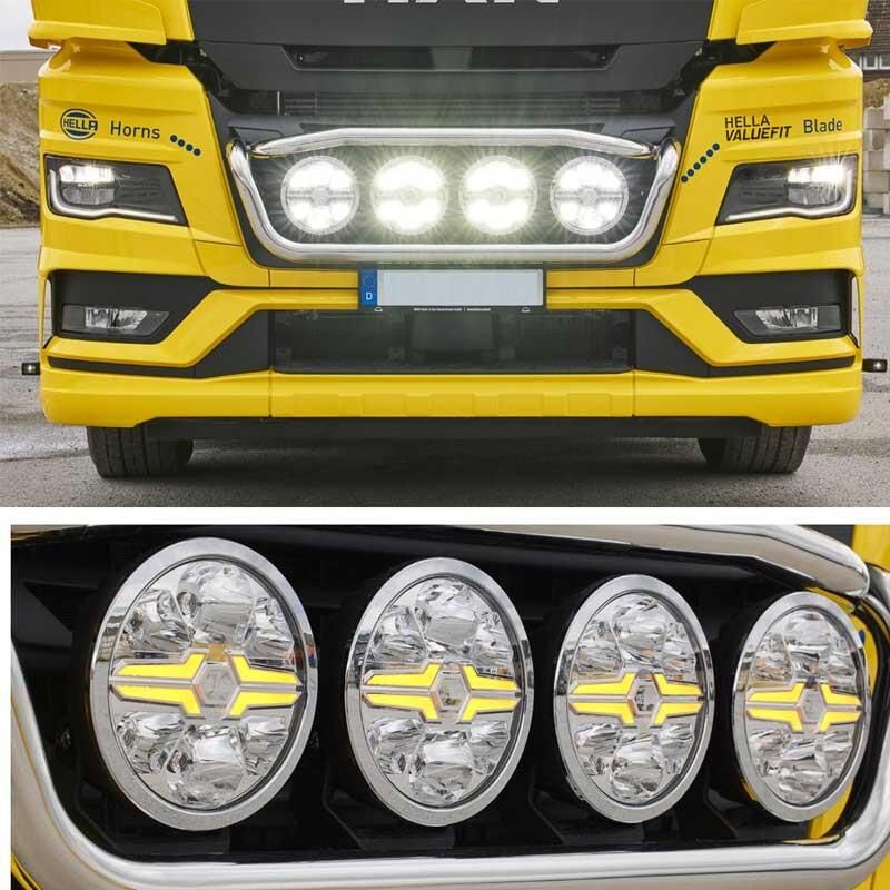 Hella Off-Road Valuefit Blade Led Uzun Far Krom 36W 7'' Beyaz-Amber Isik 1FJ357198-031