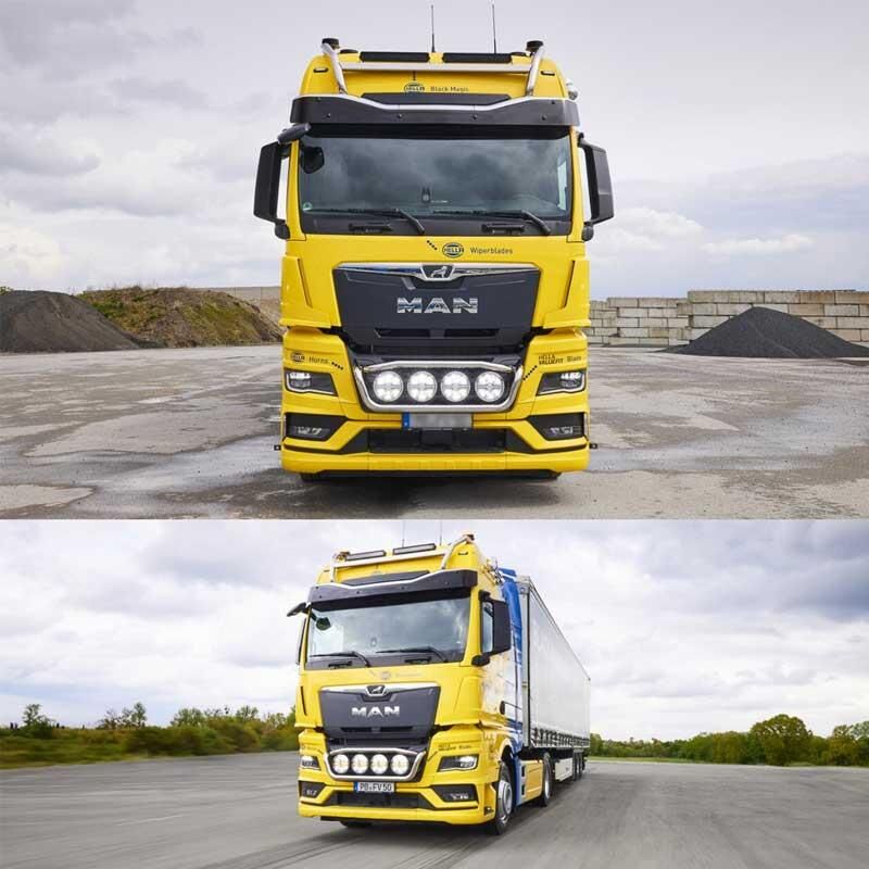 Hella Off-Road Valuefit Blade Led Uzun Far Krom 36W 7'' Beyaz-Amber Isik 1FJ357198-031