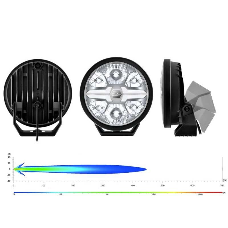 Hella Off-Road Valuefit Blade Led Uzun Far Siyah 22W 7'' Beyaz Isik 1FJ357198-041