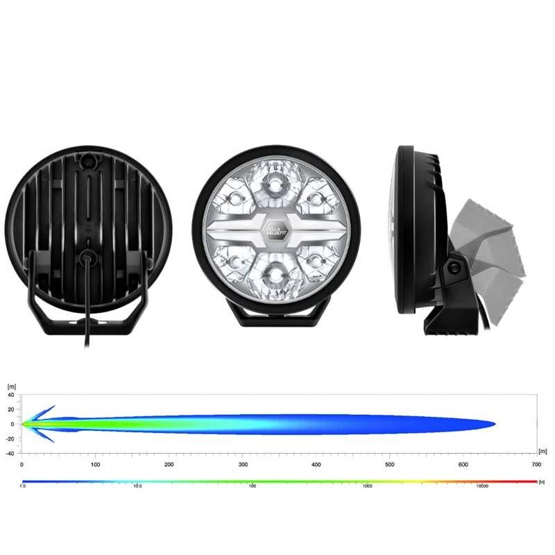 Hella Off-Road Valuefit Blade Led Uzun Far Siyah 36W 7'' Beyaz Isik 1FJ357198-051