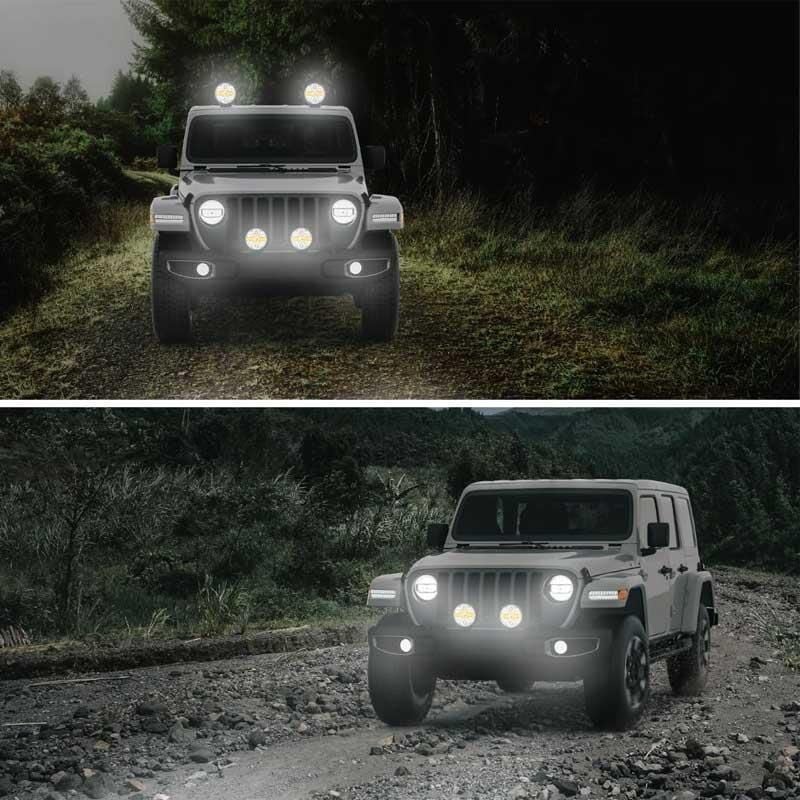 Hella Off-Road Valuefit Blade Led Uzun Far Siyah 22W 7'' Beyaz-Amber Isik 1FJ357198-061