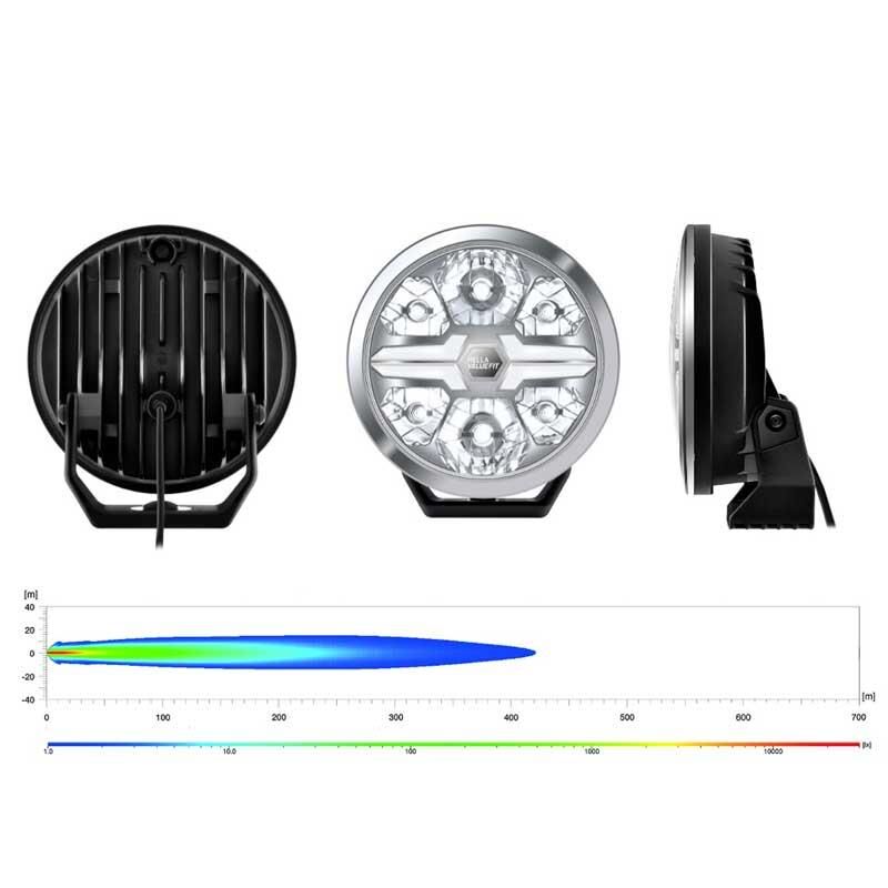 Hella Off-Road Valuefit Blade Led Uzun Far Krom 17W 9'' Beyaz Isik 1FJ357199-001