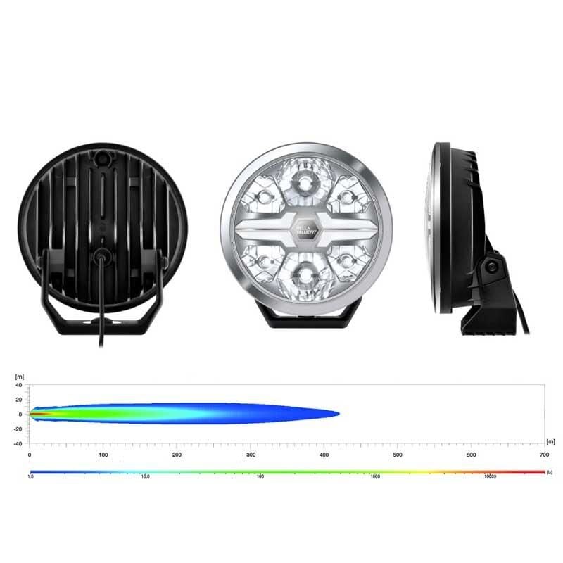 Hella Off-Road Valuefit Blade Led Uzun Far Krom 17W 9'' Beyaz Isik 1FJ357199-001