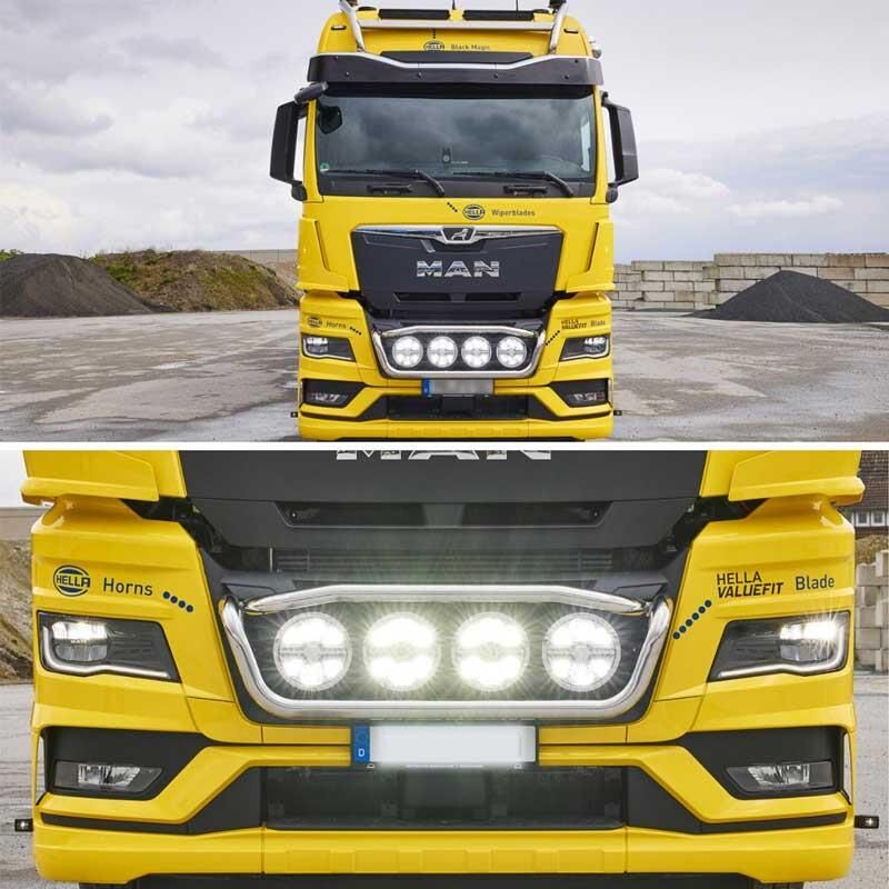 Hella Off-Road Valuefit Blade Led Uzun Far Krom 17W 9'' Beyaz Isik 1FJ357199-001