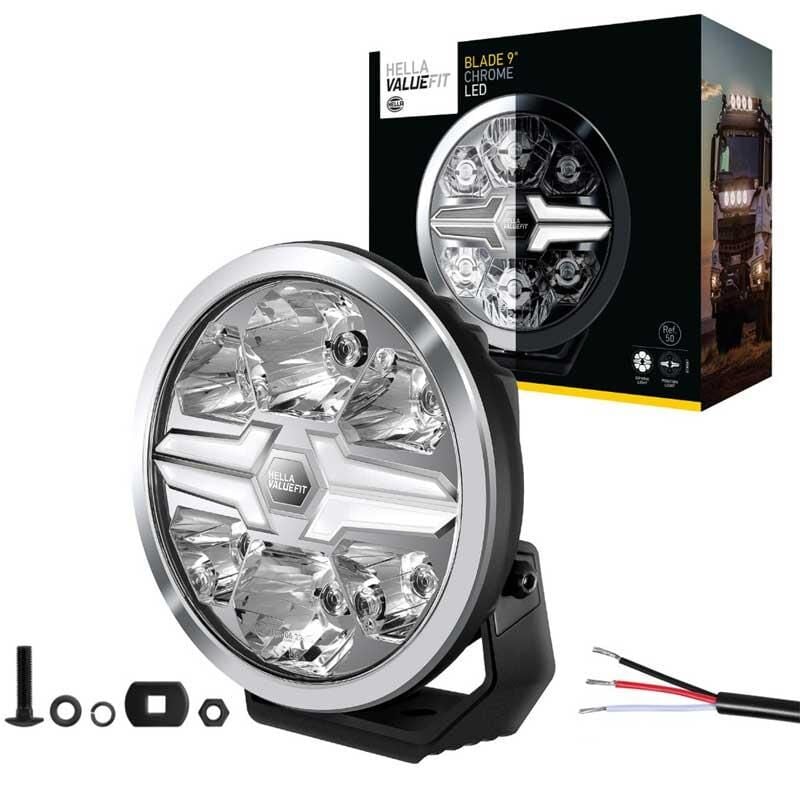 Hella Off-Road Valuefit Blade Led Uzun Far Krom 18W 9'' Beyaz Isik 1FJ357199-011