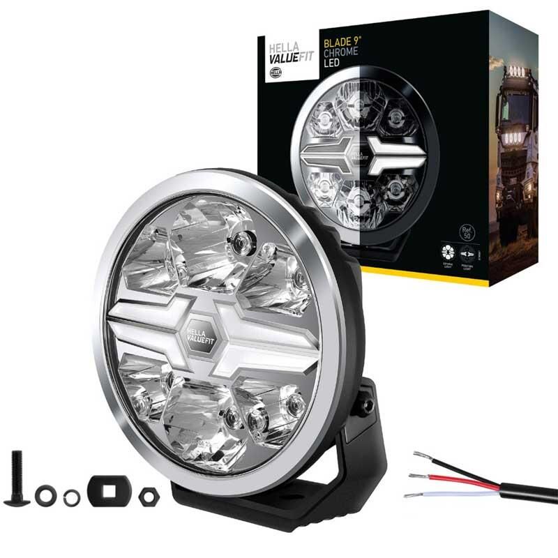 Hella Off-Road Valuefit Blade Led Uzun Far Krom 18W 9'' Beyaz Isik 1FJ357199-011
