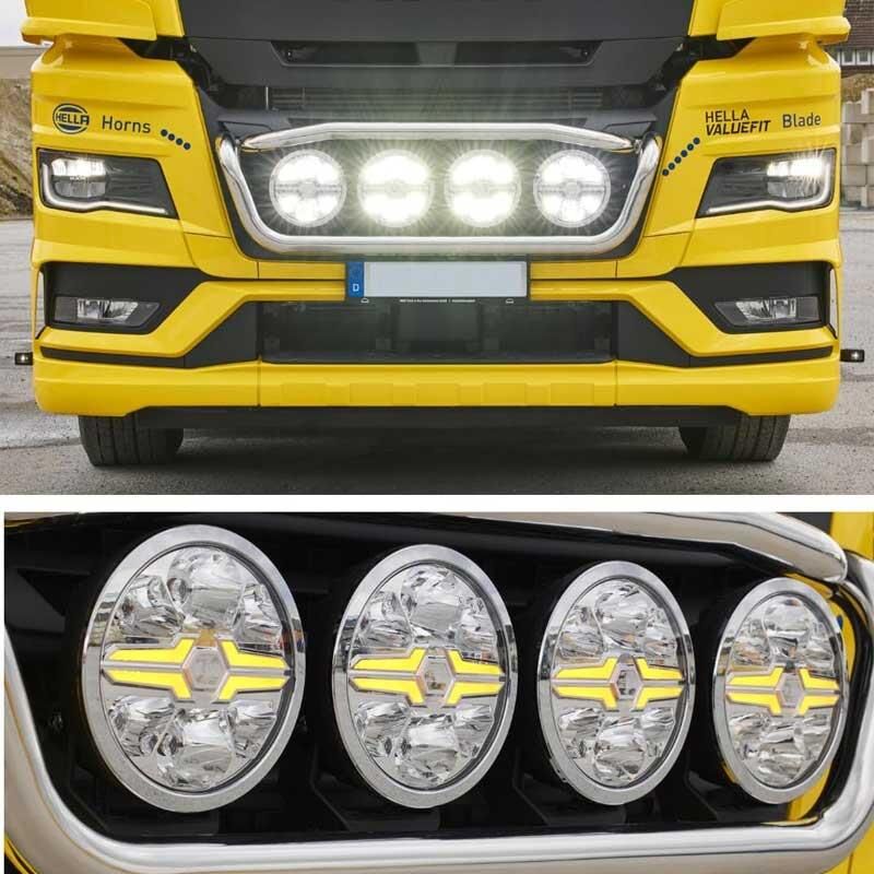 Hella Off-Road Valuefit Blade Led Uzun Far Krom 17W 9'' Beyaz-Amber Isik 1FJ357199-021
