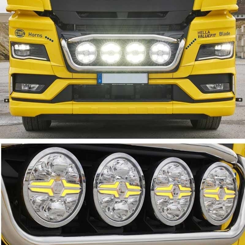 Hella Off-Road Valuefit Blade Led Uzun Far Krom 17W 9'' Beyaz-Amber Isik 1FJ357199-021