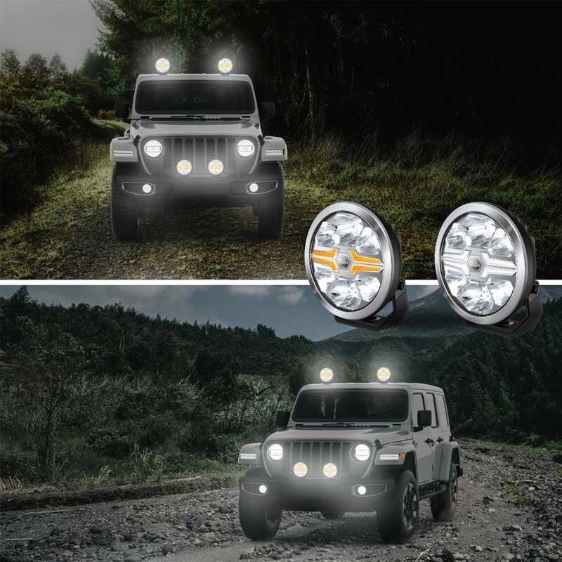 Hella Off-Road Valuefit Blade Led Uzun Far Krom 18W 9'' Beyaz-Amber Isik 1FJ357199-031