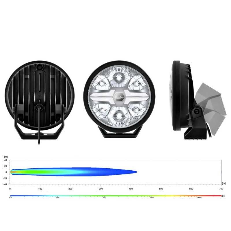 Hella Off-Road Valuefit Blade Led Uzun Far Siyah 18W 9'' Beyaz Isik 1FJ357199-051