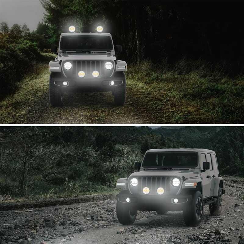 Hella Off-Road Valuefit Blade Led Uzun Far Siyah 17W 9'' Beyaz-Amber Isik 1FJ357199-061