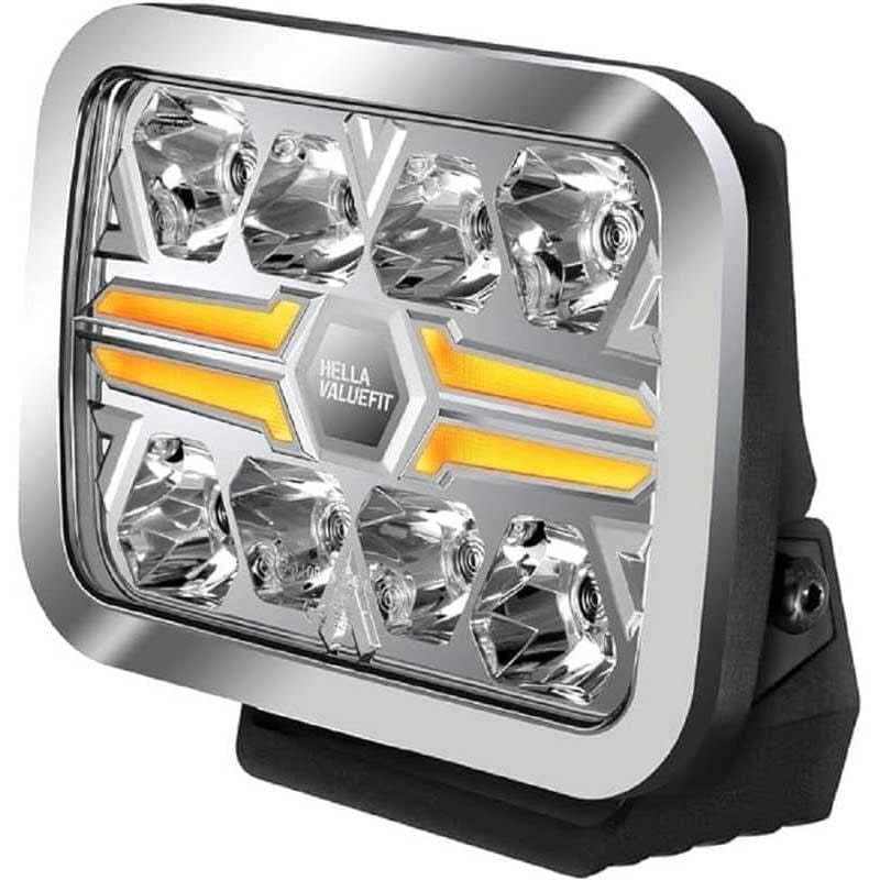 Hella Off-Road Valuefit Blade Led Uzun Far Krom 36W 9'' Beyaz-Amber Isik 1FJ357199-081
